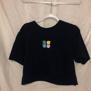 Thrifted cropped T-shirt